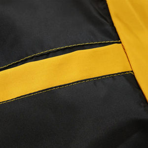 Chaqueta de béisbol Vintage Letterman para hombre con retales bordados y cuello alto estilo Hip Hop abrigo universitario para hombres y mujeres - Product Image 6