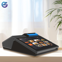Système de point de vente pour tablette Android ZCS Z100 avec écran tactile 10.1 "double écran imprimante 80mm NFC et terminal de point de vente à scanner de codes à barres
