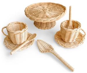 Eco - Friendly Rattan <b>Tea</b> <b>Set</b> for Home Decoration Kitchen Dining Table Rattan <b>Play</b> <b>Set</b> Made in Vietnam From Sisu - Product Image 1
