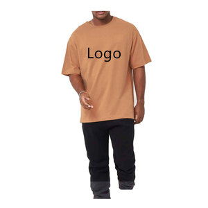 Camiseta de LICRA de algodón para hombre, camiseta de entrenamiento físico para gimnasio, logotipo personalizado de gran tamaño y patrón de letras, impresión Digital, novedad de 100% - Product Image 3