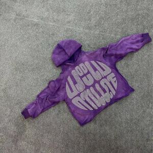 เสื้อฮู้ดแบบสวมหัวมีฮู้ดผ้าคอตตอน100% น้ำหนักมากพิมพ์ลายได้ตามต้องการมีโลโก้หลากสี - Product Image 3