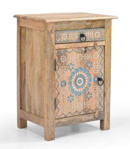 Mesa Auxiliar Moderna de Madera Hecha a Mano con Almacenamiento para Dormitorios, Salas de Estar, Villas y Hoteles - Product Image 5