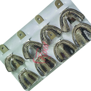 Juegos de Bandejas de Impresión Edentadas de Acero Inoxidable de Alta Calidad - Product Image 1