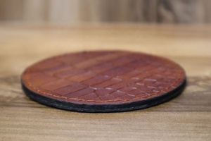 Posavasos de cuero de nuevo diseño, posavasos redondo para taza de café y almohadilla de té para cenar, bodas, bares, Navidad - Product Image 4
