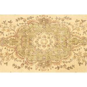Tapis turc 3,8x7,2 pieds, tapis en laine vintage à motifs floraux marron - Product Image 5