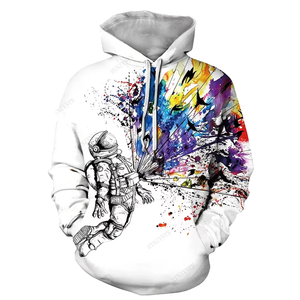 Sudadera con Capucha Unisex con Estampado de Galaxia, Sudadera Holgada de Punto con Cremallera, Ropa de Calle de Invierno, Fabricante OEM - Product Image 6