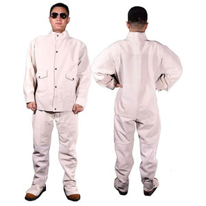 Traje de soldadura de dos piezas para entornos difíciles Uniforme de soldadura de seguridad con protección contra destellos de arco - Product Image 1
