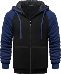 Sudadera Casual de Invierno para Hombre, Color Sólido, 100% Algodón, Felpa, Corte Regular, Secado Rápido y Transpirable, Bolsillo de Alta Calidad - Product Image 6