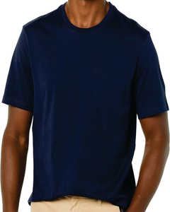 Men's Loose Fit Printed Heavy Knit Short Sleeve T-Shirts Embroidered Style for Casual Women Wear Made From Worsted <b>Fabric</b> - Product Image 5