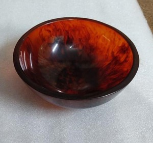 ชามและจานหมุนทำจากเรซิ่นขัดเงาอาหารร้อนและเย็นปลอดภัยเป็นมิตรกับสิ่งแวดล้อมสำหรับงานปาร์ตี้ของหวานและอาหารเช้า - Product Image 1