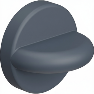 HEWI 306.23PBNRKN 99 Rosette ronde en plastique pour levier/clé à broche, épaisseur de la rosette 10,5 mm, pour articles de salle de bain et toilettes - Product Image 3