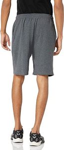 Shorts en coton pour hommes, coupe décontractée, 9 pouces, avec poches, taille élastique réglable, lot en gros disponible - Product Image 4