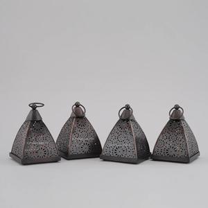 Attractive Prices Black Metal Hanging and Tabletop <b>Candle</b> <b>Lanterns</b> for Home Living Area Decoration Handicrafts - Product Image 5