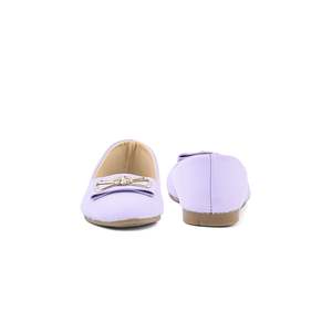 Bombas formales de media pantorrilla moradas para niñas KD0964 - Product Image 2