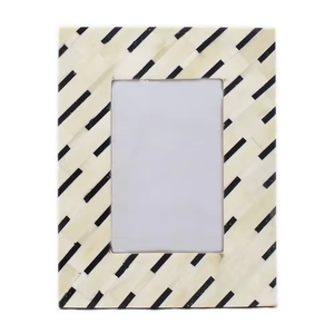 Marcos de fotos de lujo Vintage simples y elegantes de hueso hecho a mano de la mejor calidad para decoración de pared para enmarcar cuadros - Product Image 1