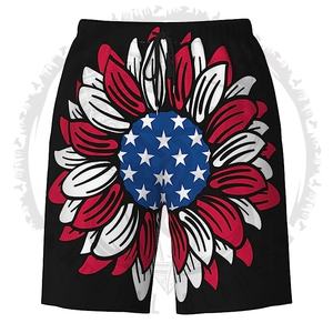 Vente en gros de shorts de bain de haute qualité à séchage rapide sublimation avec logo personnalisé shorts de plage d'été pour hommes en polyester pour hommes - Product Image 6