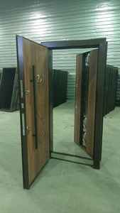 Puerta de entrada moderna de lujo de acero inoxidable para proyectos residenciales exteriores de villas - Product Image 3