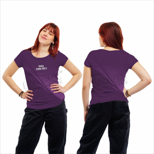 Camiseta de manga corta para mujer, cómoda, informal, para uso diario, diseño moderno y elegante, tela suave y cómoda - Product Image 1