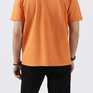 T-shirt ample et décontracté de gymnastique 100% coton délavé à l'acide pour hommes, style décontracté intelligent, 280 grammes, tissu en jersey, prix de gros - Product Image 6