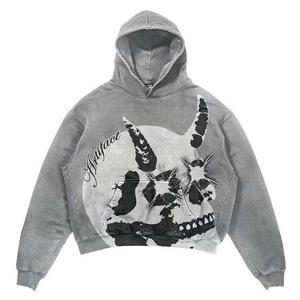 OEM Luxury New Arrival Zipper Heavyweight High Quality Premium Custom Logo Printed Winter Men Hoodies - Product Image 6