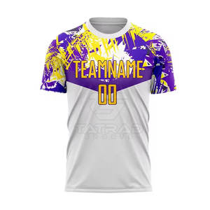 Nouveauté, uniforme de football imprimé par sublimation, léger, respirant, séchage rapide, confortable, 100% polyester - Product Image 4