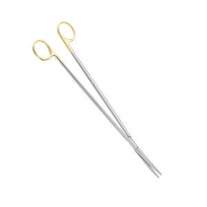 กรรไกรสำหรับโรงพยาบาลแบบแมนนวลขนาด7นิ้วทำจากสเตนเลสชุบทองครึ่งชิ้นเครื่องมือผ่าตัดที่ทนทาน - Product Image 1