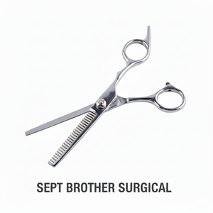 Ciseaux professionnels pour éclaircir les cheveux, en acier inoxydable, ciseaux texturisants pour barbier, pour utilisation en salon - Product Image 1