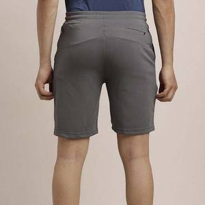 Short de survêtement en molleton de coton 100% de style de rue pour hommes, pantalon de jogging à motif solide avec taille élastique, tailles personnalisées - Product Image 4