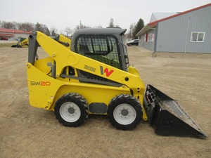 Used Wacker Neuson SW20 Skid Steer <b>Loader</b> 1 Ton Compact Wheel <b>Loader</b> - Product Image 4