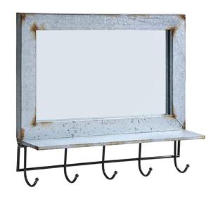 Miroir mural galvanisé avec crochet pour la décoration intérieure, salle de bain et hôtels, avec couleur et taille personnalisées - Product Image 1