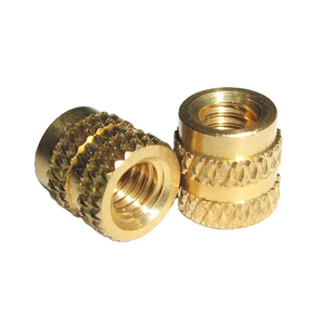 Écrous à insérer en laiton et en acier de taille personnalisée et durables de meilleure qualité, fabriqués en plastique et en bois. - Product Image 1