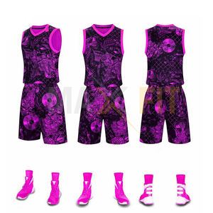 เสื้อบาสเก็ตบอลพิมพ์ซับลิเมชันตามสั่ง2025ชุดกีฬาคุณภาพสูงสำหรับองค์กร Maxfit - Product Image 5