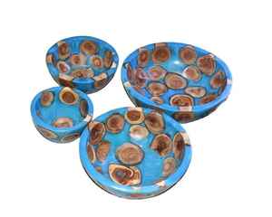 Handcrafted Home & Kitchen Acacia Wooden & Resin Collection <b>Bowl</b> Or <b>Soup</b> <b>Bowl</b> Resin Wooden <b>Bowl</b> Expensive Resin Dinner <b>set</b> <b>Bowl</b> - Product Image 5