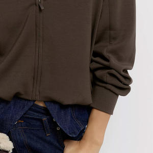 Intérieur en polaire douce à manches longues pour la chaleur et le confort Fermeture à glissière Style Coupe décontractée Impression et broderie de logo personnalisé Chaud 2026 - Product Image 6