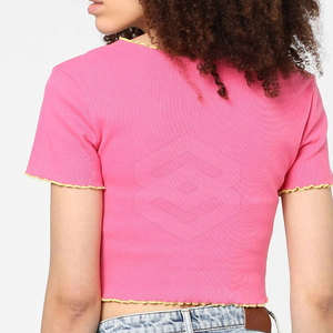 Camiseta Corta de Verano Informal y Ecológica para Mujer, 100% Algodón de Alta Calidad - Product Image 3