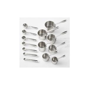 Ensemble de tasses et cuillères à mesurer en acier inoxydable, tasses et cuillères à mesurer en acier robustes, 4 cuillères à mesurer - Product Image 6