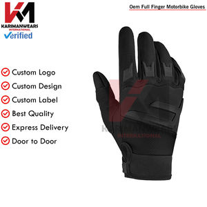 Gants de moto à doigts complets, anti-impact, protection des jointures, légers et respirants pour motards - Product Image 2