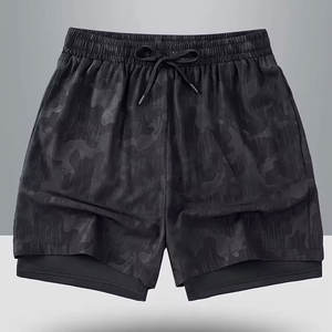 Pantalones Cortos Deportivos Casuales para Hombre, Cintura Elástica, Transpirables, de Secado Rápido, Ligeros, para Gimnasio, Correr, Entrenamiento, Fitness, Venta al Por Mayor Personalizada - Product Image 2