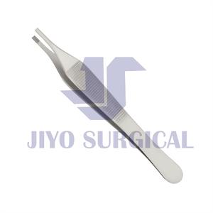 Pince à tissu brun Adson Pince à saisir les dents fines avec embouts droits Manuel de haute qualité approuvé ISO & CE Meilleures ventes - Product Image 2