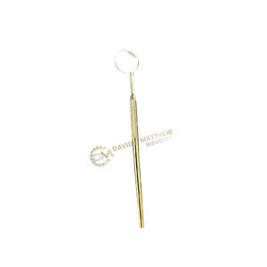 Best Mini Single-Sided Gold Finish Stainless Steel Eyelash Extension <b>Mirror</b> for <b>Pocket</b> Use with Beauty Care and Private Label - Product Image 2