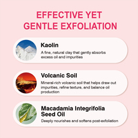 Fabricant OEM de gommages : Gommage exfoliant au sel de l'Himalaya pour le visage et le corps, nettoyage en profondeur, atténue les marques d'acné