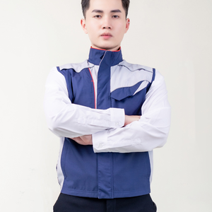 Chaqueta de Trabajo Reflectante Azul para Hombre, Uniforme de Seguridad de Alta Visibilidad, Abrigo de Trabajo a la Moda - Product Image 5