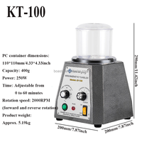 Boasta 400G 2000RPM KT-100 Mini polisseuse magnétique à tambour avec rotation avant-arrière pour la finition et le nettoyage des bijoux