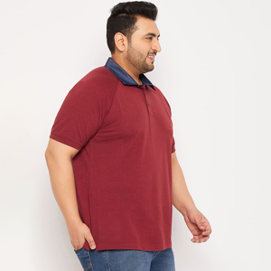 Camiseta bordada de golf para hombre con logotipo personalizado para camisetas de polo Jersey de poliéster de algodón oscuro sólido de alta calidad tamaño y color personalizados - Product Image 3