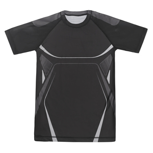 Services OEM Rashguard personnalisé à manches courtes à séchage rapide Mma Bjj Rash Guard de compression Mma Boxe Rashguard d'entraînement 2025 - Product Image 1
