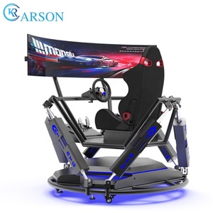 9D VR trong nhà công viên giải trí 6doof đua xe mô phỏng 3 màn hình đua xe lái xe trò chơi Arcade đua mô phỏng - Product Image 5
