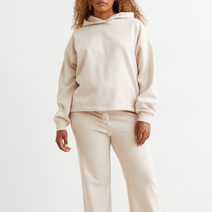 Jersey informal con capucha para mujer, sudadera de manga larga, prenda Original teñida, Top de lana ligero sólido para invierno - Product Image 4