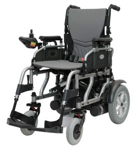 Fournisseur en gros de fauteuils roulants électriques pliants à télécommande légers en acier au carbone avec moteur à balais 250W*2, très demandés - Product Image 4