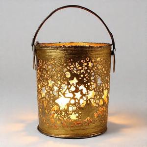 GlimmerJoy Bougeoir en aluminium Winter Blessing Design élégant parfait pour le réveillon de Noël et la décoration des fêtes - Product Image 2