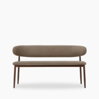 Chaise de salle à manger scandinave moderne et durable, revêtement en coton, pieds en fer, mobilier pour la maison, les écoles, les restaurants, Moon Star
